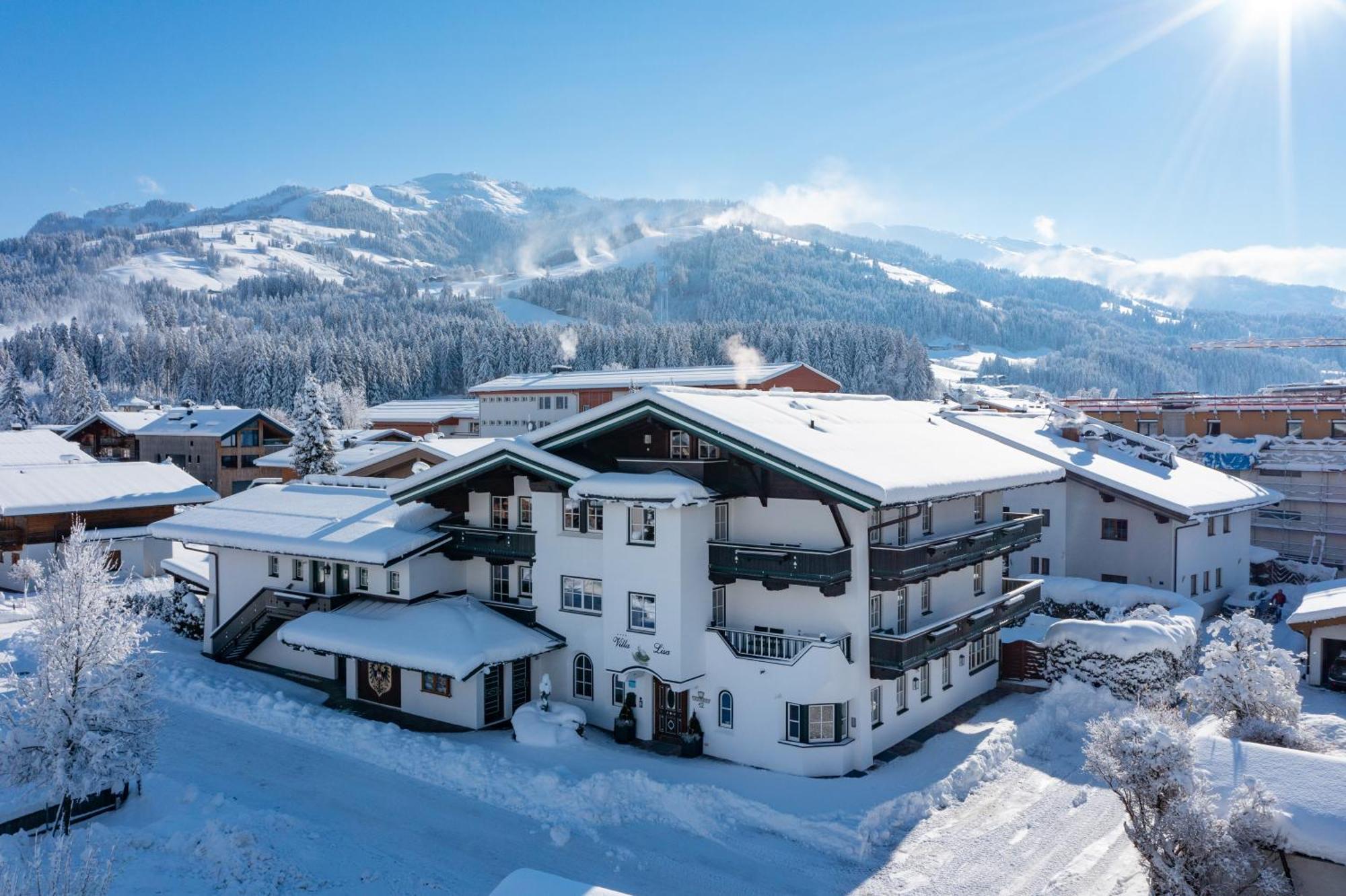 Alpen Glueck Hotel Villa Lisa Garni Kirchberg in Tirol Exterior foto